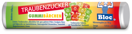 Bloc Traubenzucker Gummibärchen