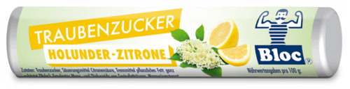 Bloc Traubenzucker Holunder-Zitrone