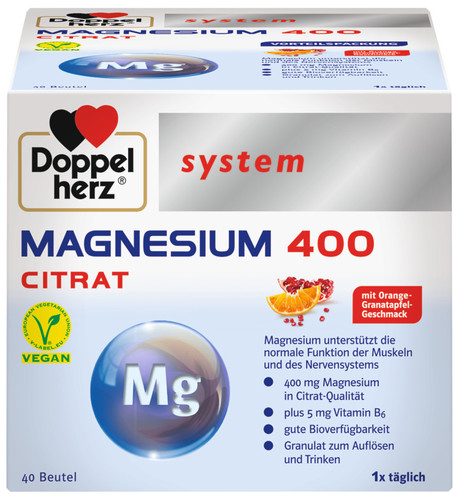 Doppelherz system Magnesium Citrat 400
