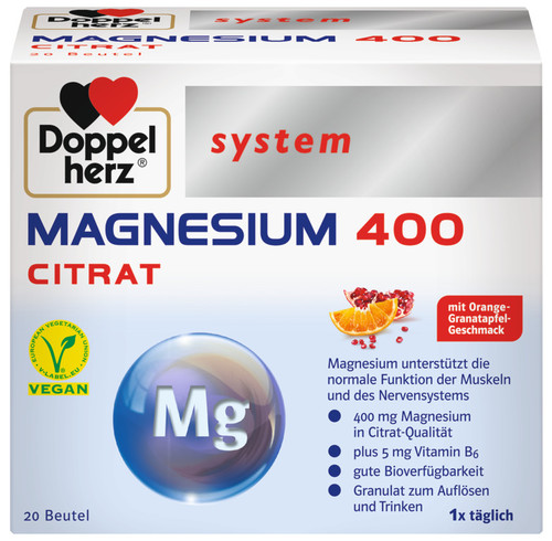 Doppelherz system Magnesium Citrat 400